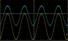 IPG ouput, sine wave